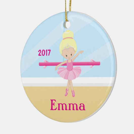 バレエのクラスのバレリーナの王冠のバレエ部屋のオーナメント セラミックオーナメント (左)