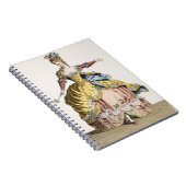 バレエのシルフの女王のための衣裳 ノートブック (右側)