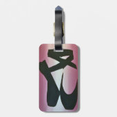 バレエのスリッパのカスタマイズ可能な荷物のラベル ラゲッジタグ (裏面縦)