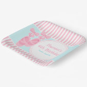 バレエのスリッパーズバレリーナ誕生日パーティー ペーパープレート (傾斜あり)