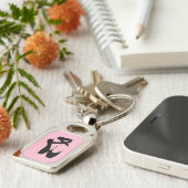 バレエのスリッパKeychain キーホルダー (側面)