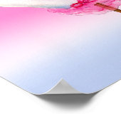 バレエのスワンピンクの保育園アートを踊り止めるな ポスター (角)