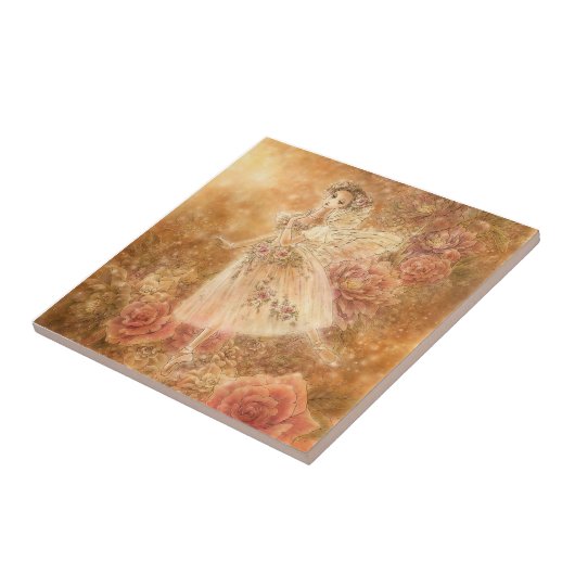 バレエのタイル- La Sylphide タイル (側面)