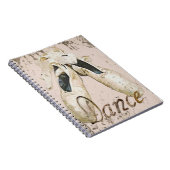 バレエのダンスnotebook1の版権カレンJウィリアムス ノートブック (右側)