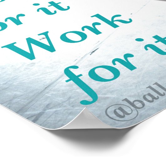 バレエのポスター制作 ポスター (角)