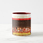 バレエのマグのMing-Haiウーの学校 ツートーンマグカップ (中央)