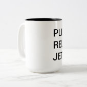 バレエのマグPlié、Relevé、Jeté ツートーンマグカップ (正面左)