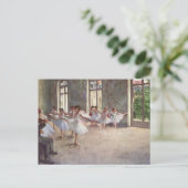 バレエのリハーサルのガスを抜きました ポストカード (スタンド正面)