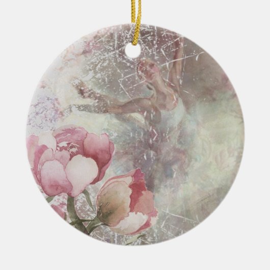 バレエの印象 セラミックオーナメント (正面)