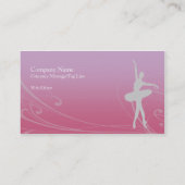 バレエの名刺 名刺 (裏面)