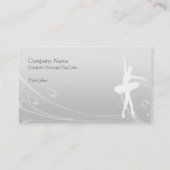 バレエの名刺 名刺 (裏面)