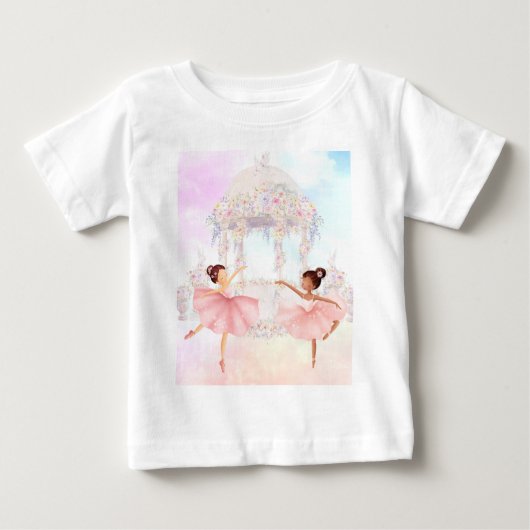 バレエの夢 ベビーTシャツ (正面)
