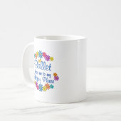 バレエの幸せな場所 コーヒーマグカップ (正面左)