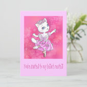 バレエの演奏会 招待状 (スタンド正面)