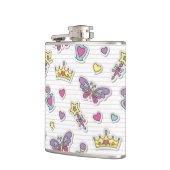 バレエの王女パターン フラスク (左)