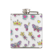 バレエの王女パターン フラスク (裏面)