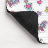 バレエの王女パターン マウスパッド (コーナー)