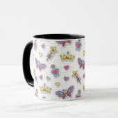 バレエの王女パターン マグカップ (正面左)