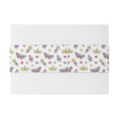 バレエの王女パターン 招待状ベリーバンド (裏面例)