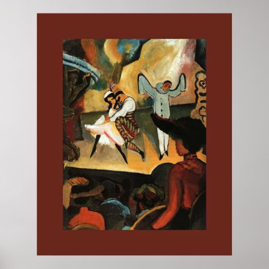 バレエの素朴ロシアのな～バレエ1912 ～マ威厳があるック ポスター (正面)