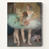 バレエの舞台裏 ノートブック (裏面)