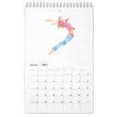 バレエの芸術のカレンダー カレンダー (1月 2027)