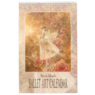 バレエの芸術のカレンダー カレンダー