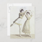 バレエの衣装デザイン ポストカード (正面/裏面)