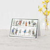 バレエの衣裳のデザイン、挨拶状 カード (黄色い花)