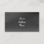 バレエの足 名刺 (裏面)