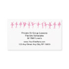 バレエの踊りの名刺