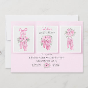 バレエの靴 招待状