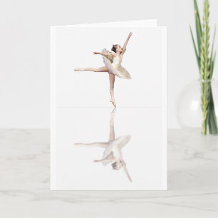 バレエのreflectionsGreetingカード カード