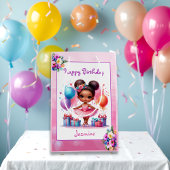 バレエをテーマにした少女の誕生日パーティー ミディアムペーパーバッグ