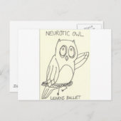 バレエを学ぶ ポストカード (正面/裏面)