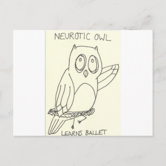 バレエを学ぶ ポストカード (正面)