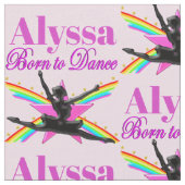 バレエを踊パーソナライズされたる ファブリック (クローズアップ)