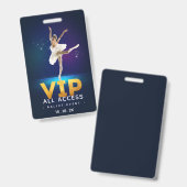バレエイベントVIPオールアクセスパス バッジ (表裏)