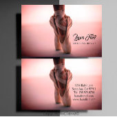 バレエインストラクターミニマル 名刺