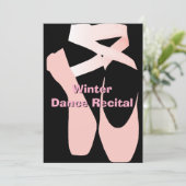バレエエレガントダンスリサイタル招待状 招待状 (スタンド正面)