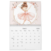 バレエカレンダー カレンダー (3月 2026)