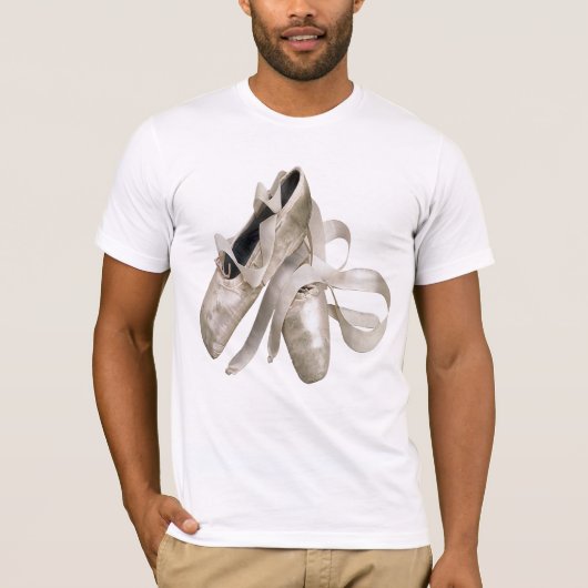 バレエシューズのダンスの衣服のTシャツ Tシャツ (正面)
