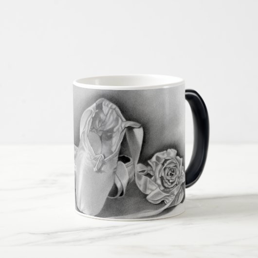 バレエシューズのマグ モーフィングマグカップ (正面右)