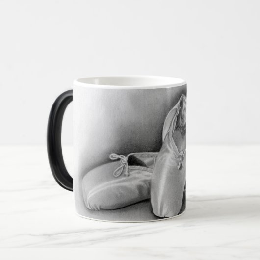 バレエシューズのマグ モーフィングマグカップ (正面左)