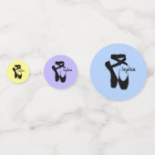 バレエシューズスリッパデザインテーブル紙吹雪 コンフェッティ (正面)