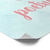 バレエシューズスリッパデザインポスター ポスター (角)