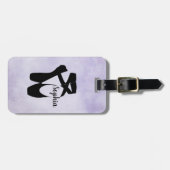 バレエシューズデザインラゲッジタグ ラゲッジタグ (正面横)