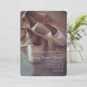 バレエシューズリサイタル招待状 招待状 (スタンド正面)