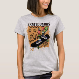 バレエシューズTomboyルール女の子 Tシャツ