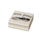 バレエシューダンス先生バレリパーソナライズされたーナ ラバースタンプ (スタンプ)